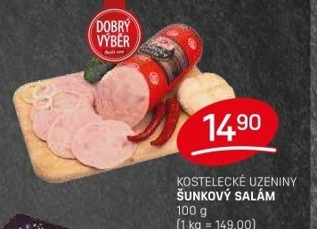 Salám šunkový Dobrý výběr
