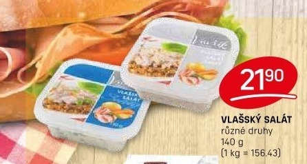 Salát vlašský Lahůdky Vavřík