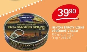 Šproty uzené v oleji výběrové Nekton