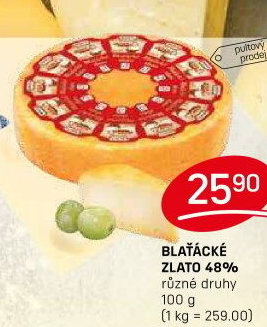 Sýr Blaťácké zlato Madeta