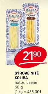 Sýrové nitě Koliba Bystřice pod Hostýnem