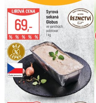 Syrová sekaná Globus
