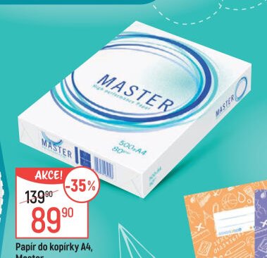 Papír do kopírky A4, Master
