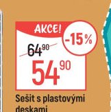 Sešit s plastovými deskami Helma 365
