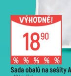 Sada obalů na sešity A5