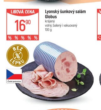 Lyonský šunkový salám Globus