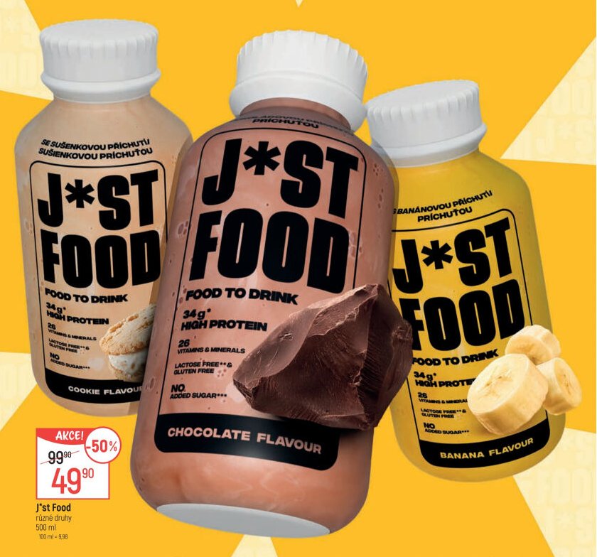 J*st Food různé druhy 500 ml