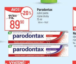 Parodontax zubní pasta - Globus akcniletaky.com