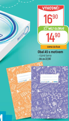 Obaly na sešit A5 Schooldoo