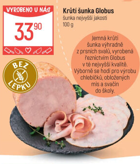 Šunka krůtí nejvyšší jakost Globus
