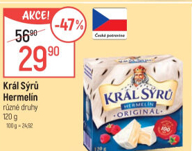 Sýr Hermelín Král sýrů