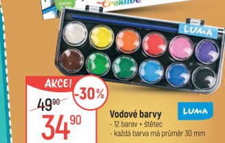Vodové barvy Luma