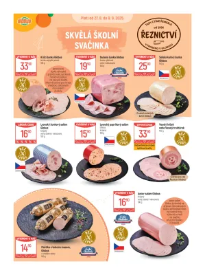 akční leták Globus 27.8.2025-2.9.2025