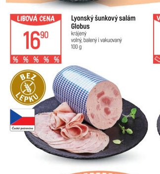 Lyonský šunkový salám Globus