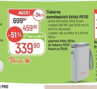 Tiskárna samolepicích štítků PE110