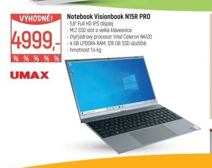 Notebook Visionbook N15R PRO