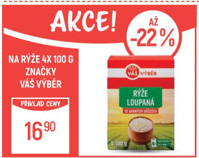 Rýže loupaná Váš Výběr