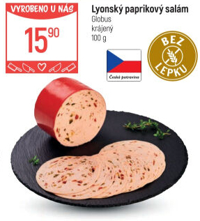 Salám lyonský paprikový Globus