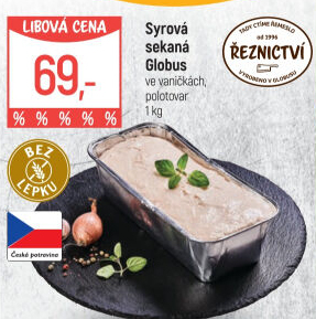 Sekaná syrová Globus