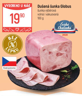 Šunka dušená výběrová Globus