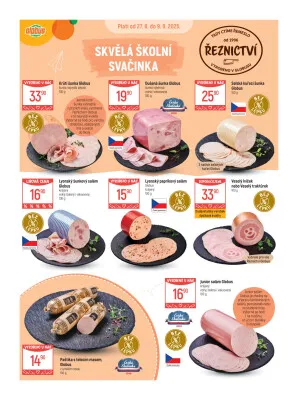 akční leták Globus 27.8.2025-2.9.2025
