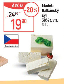 Balkánský sýr Madeta