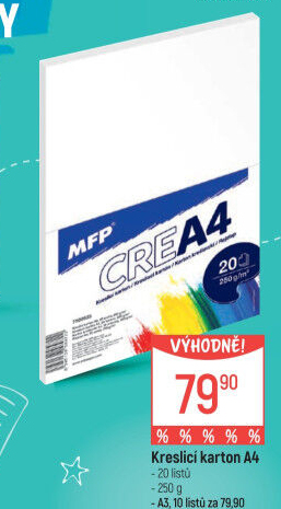 Kreslicí karton A4 MFP paper