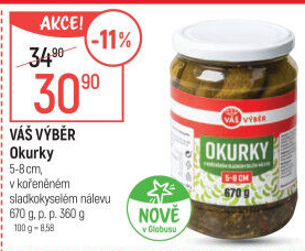 Okurky Váš Výběr