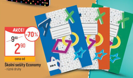 Školní sešit Papírny Brno