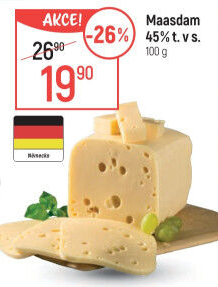 Sýr Maasdamer 45%