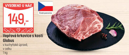 Vepřová krkovice s kostí Globus