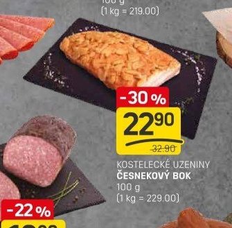 KOSTELECKÉ UZENINY ČESNEKOVÝ BOK