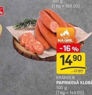KRAHULÍK PAPRIKOVÁ KLOBÁSA