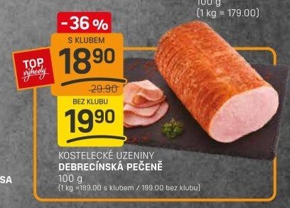 KOSTELECKÉ UZENINY DEBRECÍNSKÁ PEČENĚ