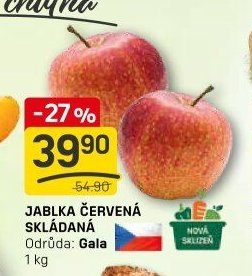 JABLKA ČERVENÁ SKLÁDANÁ