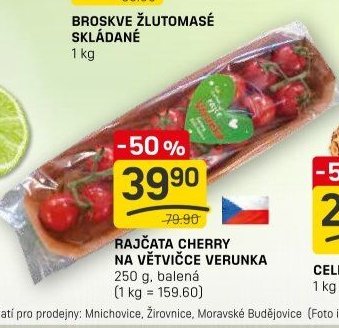 RAJČATA CHERRY NA VĚTVIČCE VERUNKA