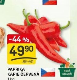 PAPRIKA KAPIE ČERVENÁ