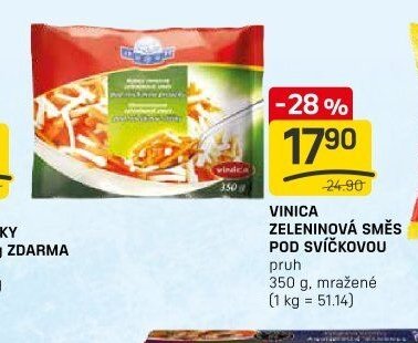 VINICA ZELENINOVÁ SMĚS POD SVÍČKOVOU