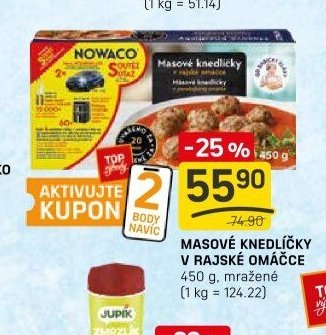 MASOVÉ KNEDLÍČKY V RAJSKÉ OMÁČCE