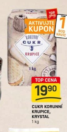 CUKR KORUNNÍ KRUPICE, KRYSTAL