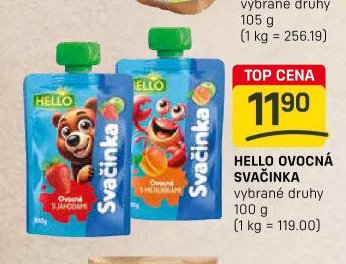 HELLO OVOCNÁ SVAČINKA