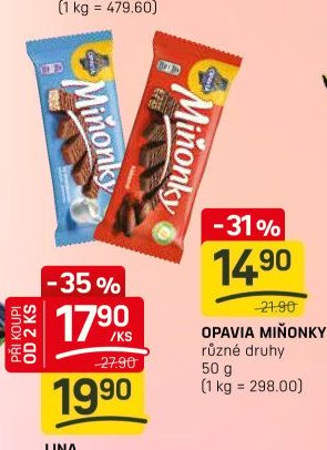 OPAVIA MIŇONKY