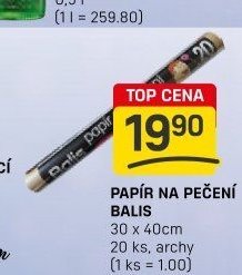 PAPÍR NA PEČENÍ BALIS