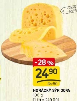 Horácký sýr 30%