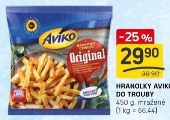 Hranolky mražené Aviko
