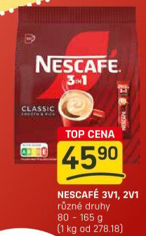 Instantní káva porcovaná 2v1 Nescafé