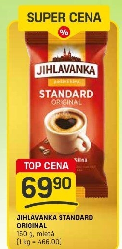 Mletá káva Standard Jihlavanka