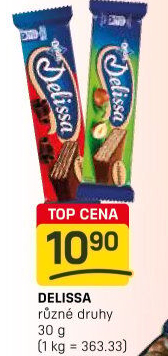 Oplatky celomáčené Delissa Orion