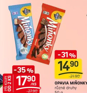 Oplatky Miňonky Opavia