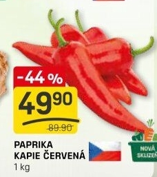 Paprika červená kapie